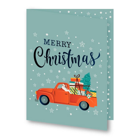 Tyndell Photographic Santa Truck Photo Folder Frame, 25-Pack