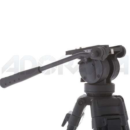 Tiltall 3 Section Video Bi-Post Tripod with Fluid Head