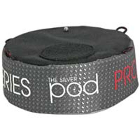 The POD Camera Platform (Bean Bag), Pro Series, Silver / Black 7.5" Diameter, 2.5" Thick,