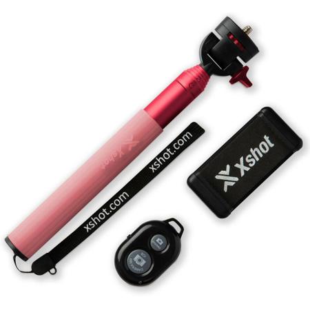 XShot Deluxe Selfie Kit with Remote, Red