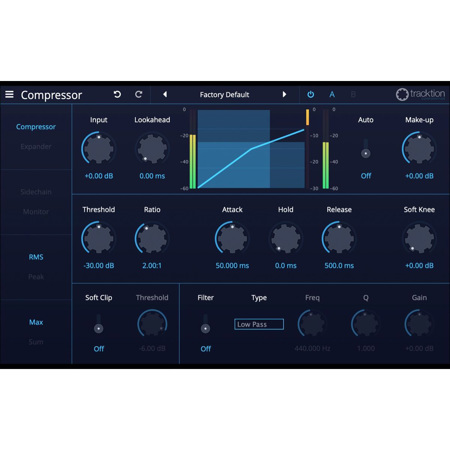 Tracktion DAW Essentials Compressor Plug-In, Download
