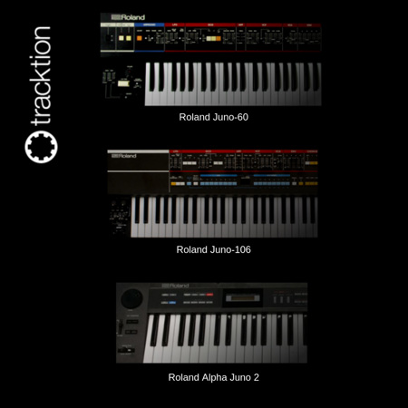 Tracktion RetroMod 106 Juno Synthesizer Emulation Software, Download