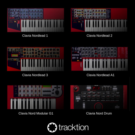 Tracktion RetroMod Lead Clavia Synthesizer Emulation Software, Download