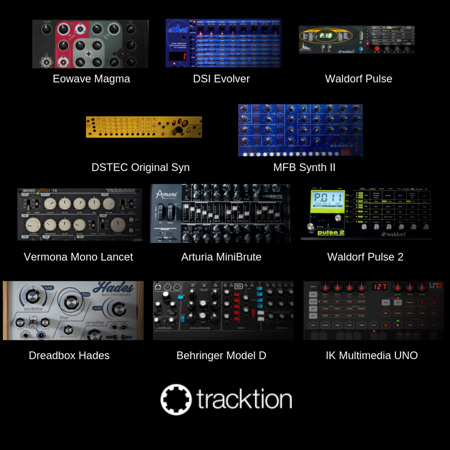 Tracktion RetroMod LoFreq Modern Synthesizer Emulation Software, Download