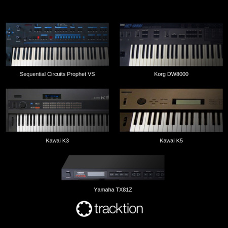 Tracktion RetroMod Digital 1 Synthesizer Emulation Software, Download