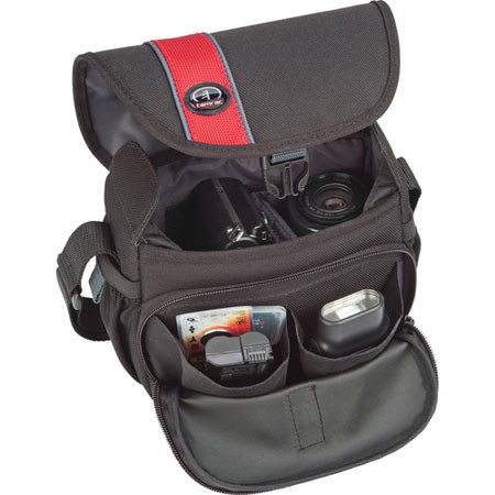 Tamrac 3440 Rally Micro Camera Bag, Black/Red