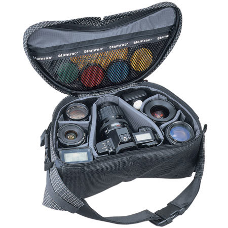 Disc. #707 Half Moon Hip Camera Pack- Black