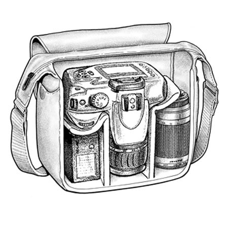 Tamrac Aria 3 Camera Bag, Berry