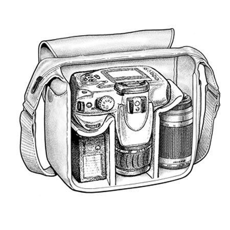 Tamrac Aria 3 Camera Bag, Moss Green