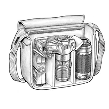 Tamrac Aria 6 Camera Bag, Berry