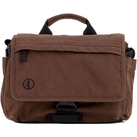 Tamrac Apache 4.2 Waxed Canvas Shoulder Camera Bag, Chocolate Brown
