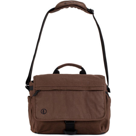Tamrac Apache 6.2 Waxed Canvas Shoulder Camera Bag, Chocolate Brown