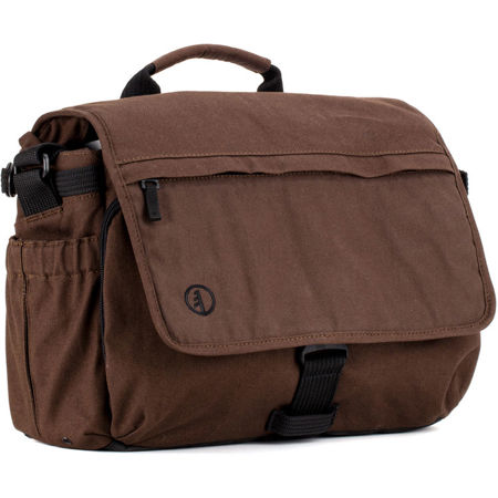 Tamrac Apache 6.2 Waxed Canvas Shoulder Camera Bag, Chocolate Brown