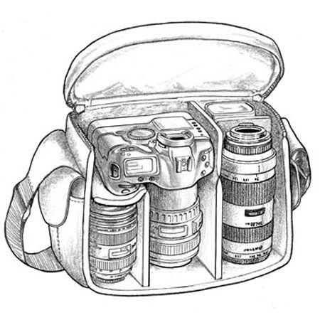Tamrac 336073 Aero 60 SLR Shoulder Camera Bag, Black