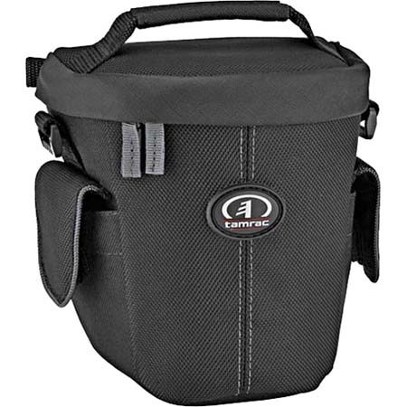 Tamrac 3330 Aero Zoom 30 Holster Case, Black, with Belt Loop, Shoulder Strap & Carry Handle