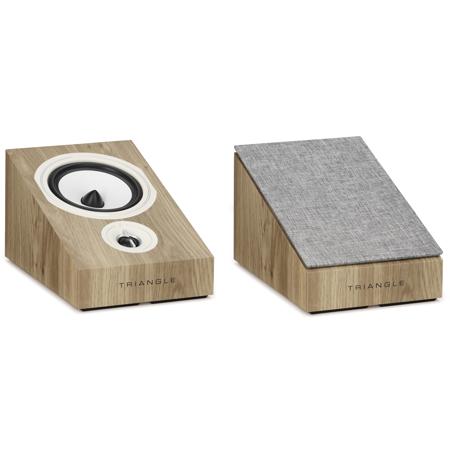 Triangle Borea BRA1 80W 2-Way Home Cinema Surround Sound Speaker, Pair,Light Oak