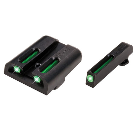 TruGlo TG131GT2 Tritium Fiber Optic Sight Set, Glock High