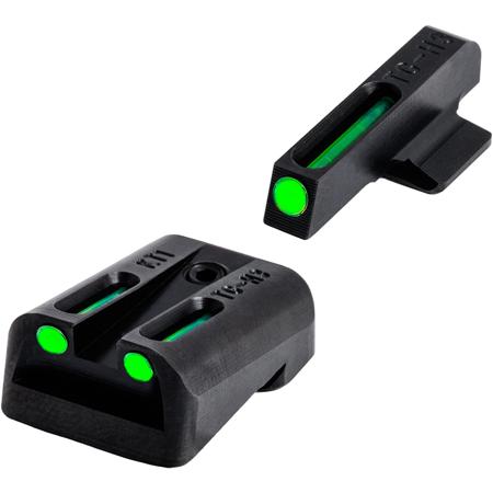 TruGlo Tritium Fiber Optic Sight for Kimber, Green Rear