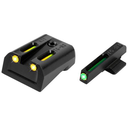 TruGlo Tritium Fiber Optic Sight For Kimber, Yellow Rear