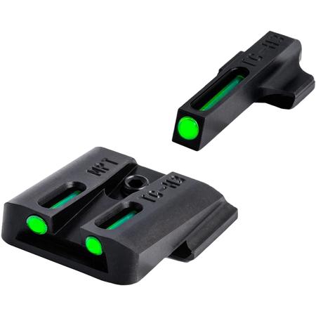 TruGlo Tritium Fiber Optic Sight for Smith and Wesson M&P, Green Front & Rear