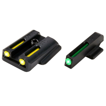 TruGlo TG131RT2Y TFO Green Front/Yellow Rear Day/Night Sight Set