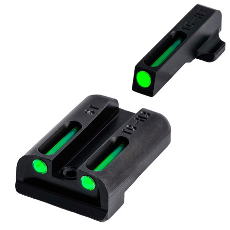 TruGlo Tritium Fiber Optic Sight for Sig #6 Front/#8 Rear, Green