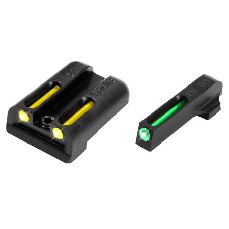 TruGlo Tritium Fiber Optic Sight for Sig #6 Front/8 Rear, Yellow