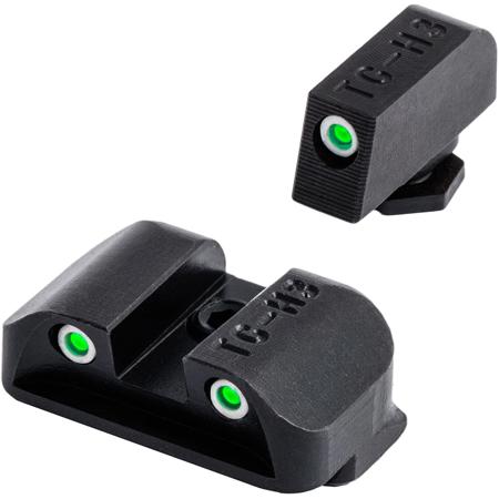 TRUGLO TG13GL1A TFX Sights For Glock – Green 3-Dot, Fits Low 17/19/22/23/24/26/27/33/34/35/38/39/19x