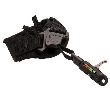 TruGlo Speed-Shot Rope Bow Release Velcro Wrist Strap, Black