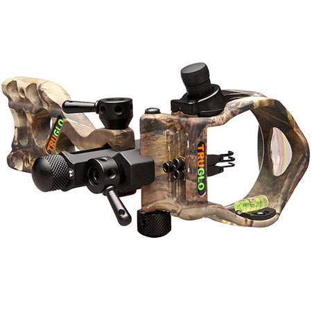 TruGlo Micro-Brite 3-Pin Bow Sight with Fixed Bracket and Light, MS APG