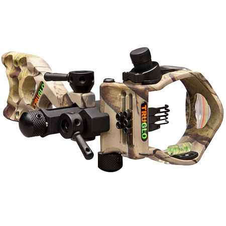 TruGlo Micro-Brite 5-Pin Sight with Fixed Bracket and Light, MS APG