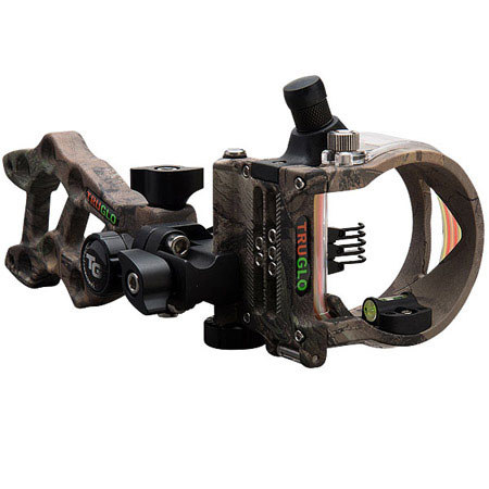 TruGlo Rival FX 5 Pin Bow Sight, Xtra Camo