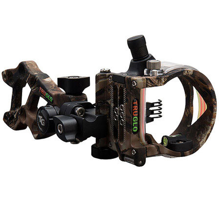 TruGlo Rival FX 5 Pin Bow Sight, 0.019" Diameter, Lost Camo