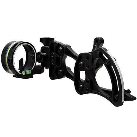 TruGlo Range Rover AC Micro Light 1-Pin Bow Sight, 0.019" Pin Diameter, Black