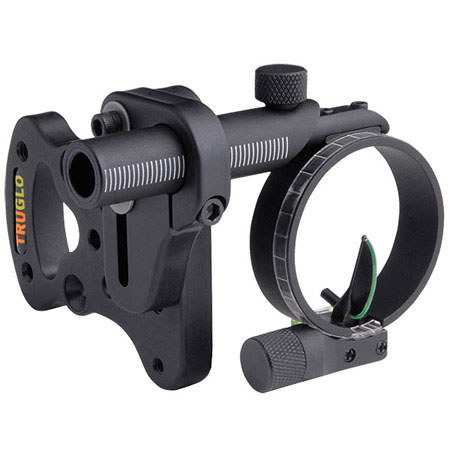 TruGlo Pendulum 1-Pin Bow Sight with Light, TFO Black
