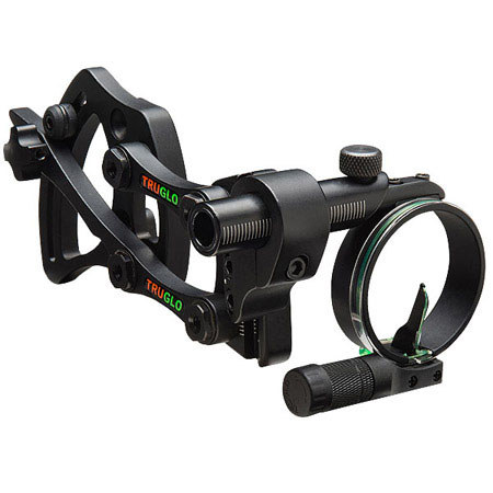 TruGlo Pendulum 1-Pin Bow Sight with Light, 0.029" Diameter, Black