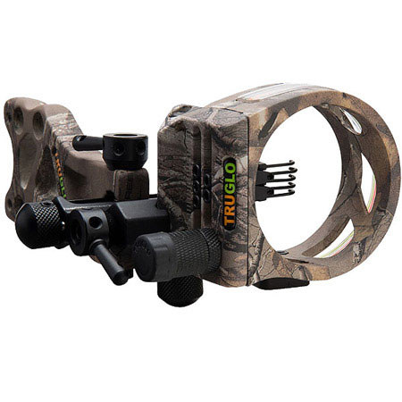 TruGlo TSX Pro Micro-Adjust 5 Pin Sight, .019" Diameter, XTR Camo