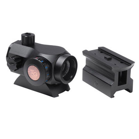 TruGlo Triton 1x20 Red Dot Sight, High/Low Bases, 3-Color Reticle, Boxed