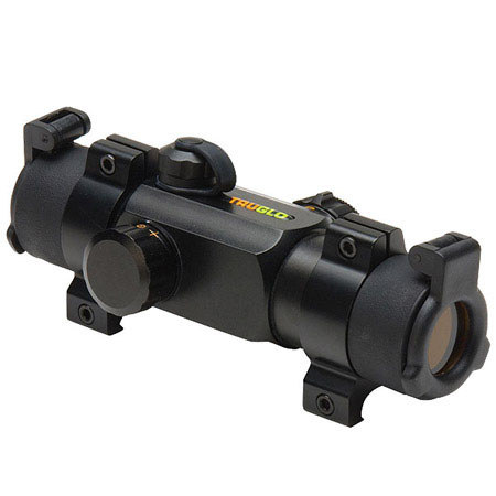 TruGlo Dual Color 1x25 Red & Green Dot Sight, Multi-Reticle, Black