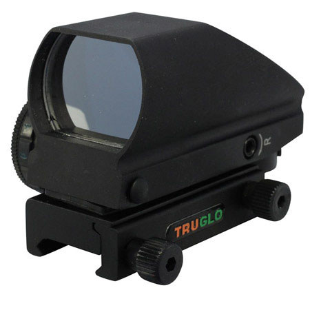 TruGlo Tru-Brite Reflex Open Red Dot Sight with Red and Green 4-Pattern Reticle