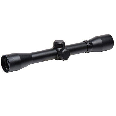TruGlo 4x32mm TruShot Riflescope, Duplex Reticle, Matte Black, 1" Center Tube
