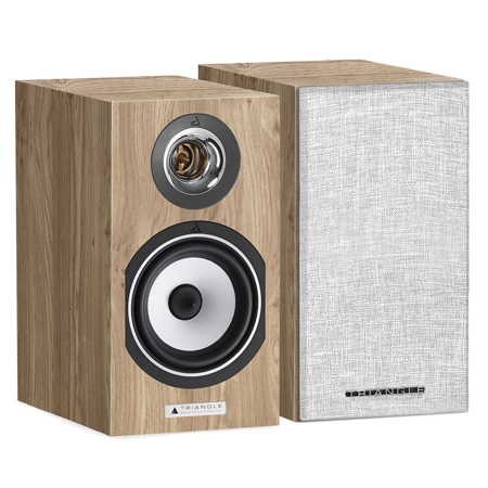 Triangle Esprit Titus Ez Hi-Fi Bookshelf Speaker, Pair, Light Oak