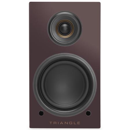 Triangle LN01A 2-Way Wireless Bluetooth Bookshelf Speakers, Eggplant, Pair
