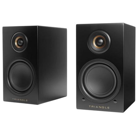 Triangle Wireless Bluetooth Bookshelf Speakers - LN01A, Black, Pair