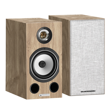 Esprit Comete Ez Hi-Fi Bookshelf Speaker, Pair, Light Oak