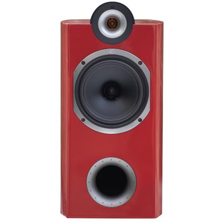 Triangle HiFi Genese Trio Bookshelf Speaker - Dark Red, Single SKU#1496986
