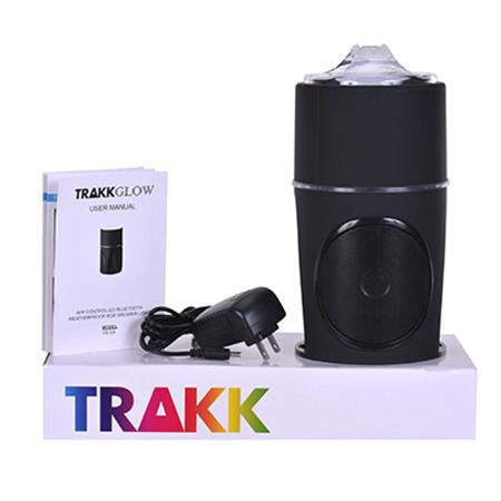 TRAKK Tech GLOW App Enabled Waterproof Bluetooth LED Speaker & Power Bank,Single
