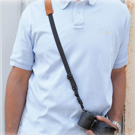 Tamrac Leather Mirrorless Camera Strap, Brown