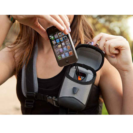 T-REIGN ProCase with Retractable Tether, Small, Gray
