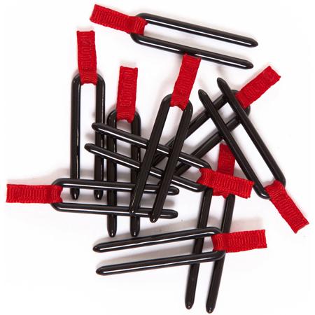 TrekPak Pin Pak Pins with Red Pull Tabs, 10 Pack